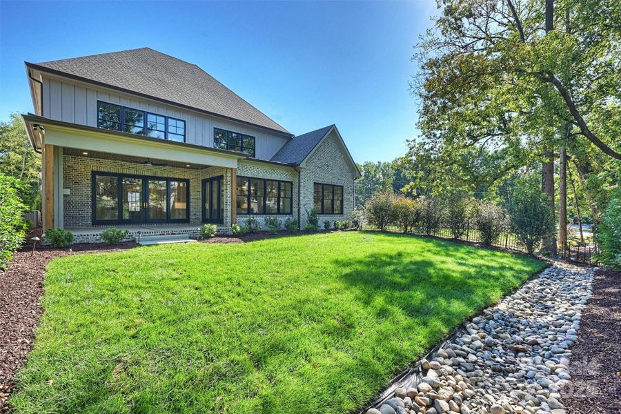 Exterior details and patio area of a home in , Charlotte (Image 25).