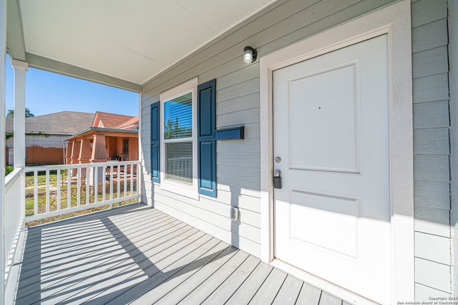 Exterior details and patio area of a home in , San Antonio (Image 20). Exterior details and patio area of a home in , San Antonio (Image 20).