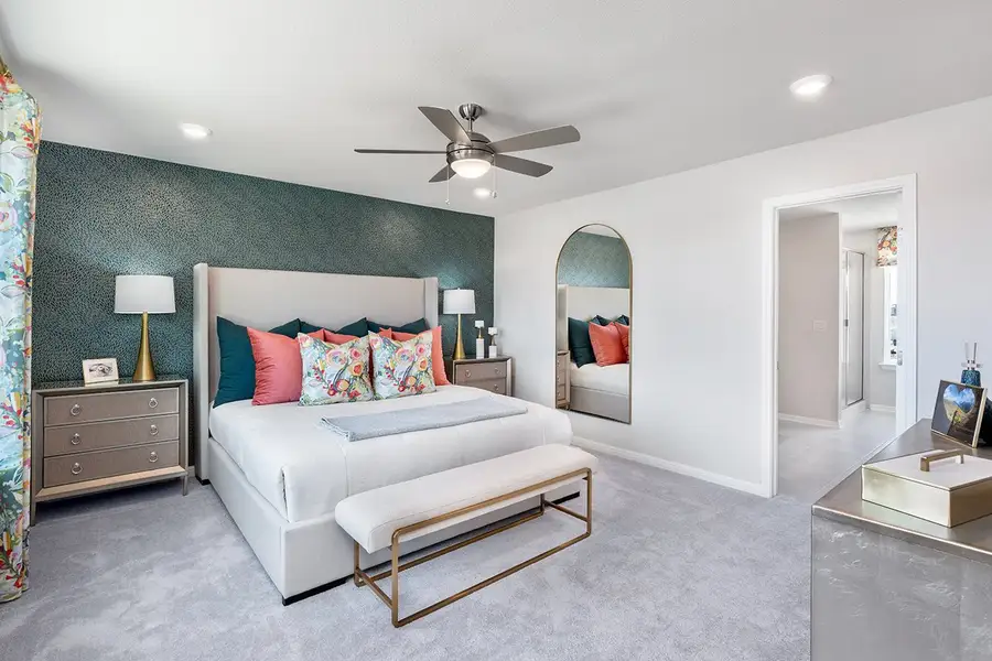 Furnished interior view inside a new home in Longview, Del Valle (Image 4).