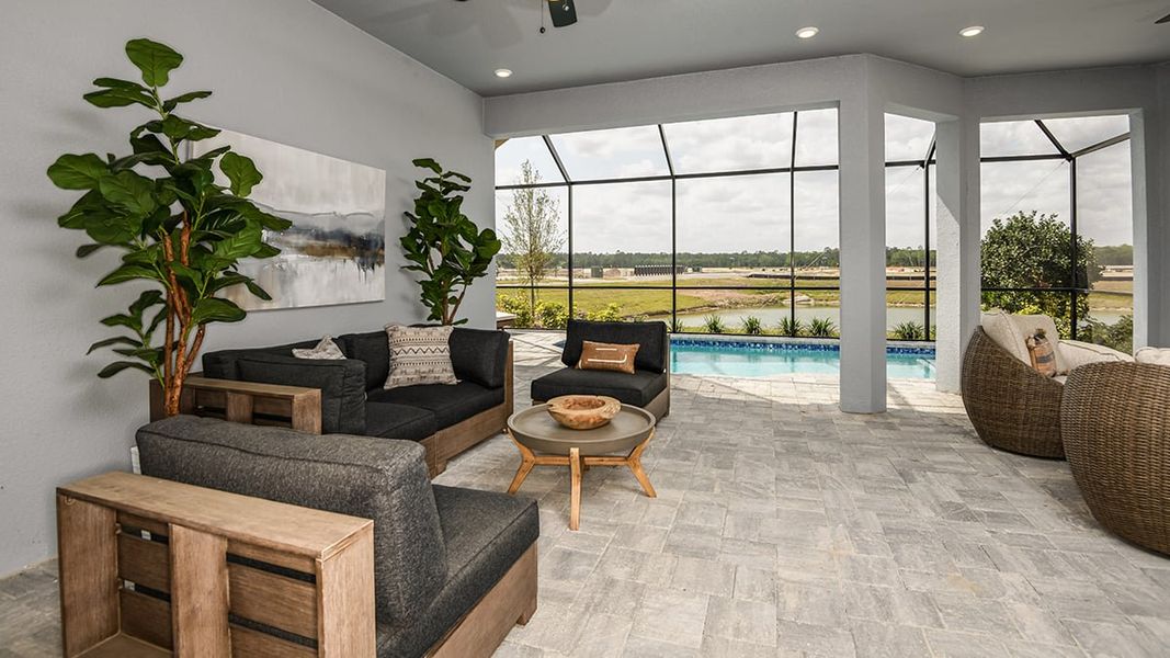 Furnished interior in a model home at Esplanade at St. Marys in St. Marys (Image 25).
