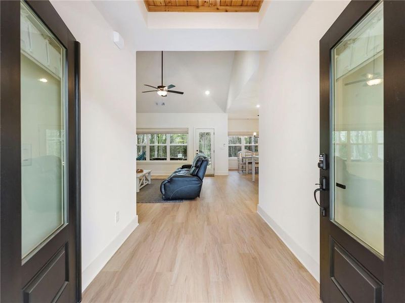 Furnished interior view inside a new home in , Gillsville (Image 7).