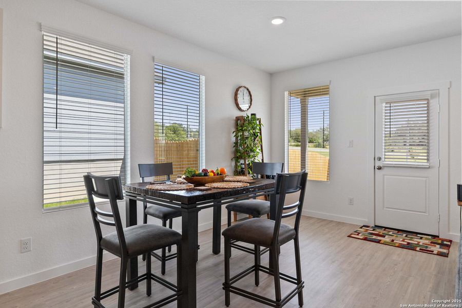 Furnished interior view inside a new home in Sage Meadows: Coastline Collection, St. Hedwig (Image 17). Furnished interior view inside a new home in Sage Meadows: Coastline Collection, St. Hedwig (Image 17).