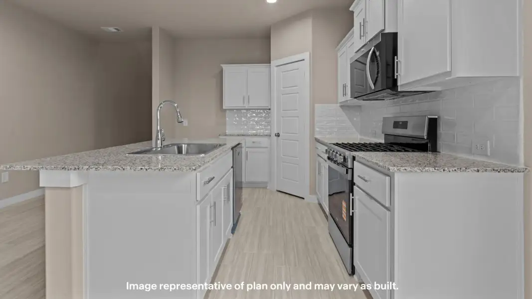 Furnished interior view inside a new home in Homestead at Parks Bell Ranch, Odessa (Image 6).