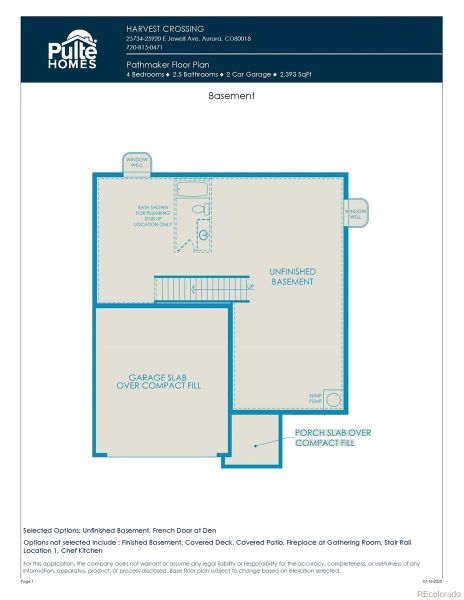 Basement Floorplan Basement Floorplan