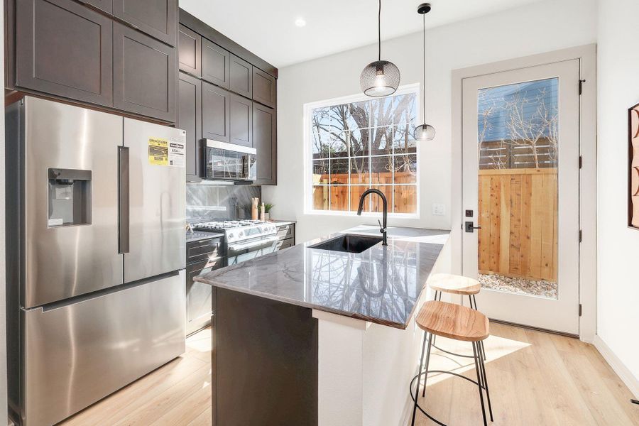 Furnished interior view inside a new home in , Austin (Image 8).
