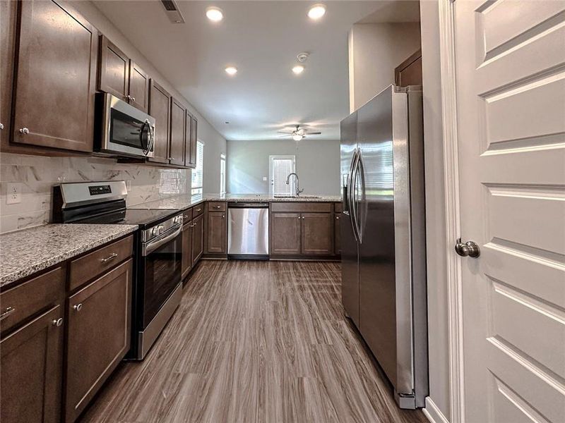 Furnished interior view inside a new home in Glen at Cave Springs, Douglasville (Image 13).