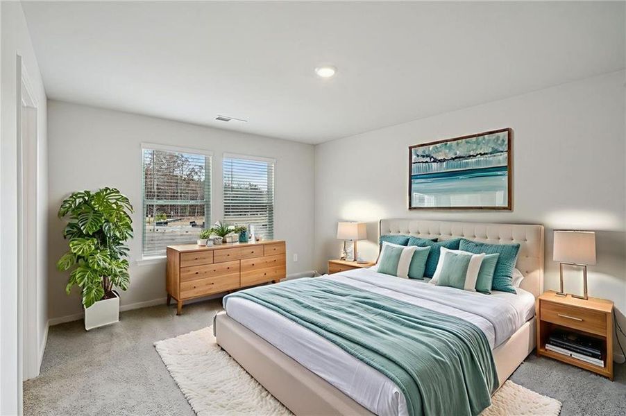 Furnished interior view inside a new home in Avalon - Reserve Series, Conyers (Image 10).