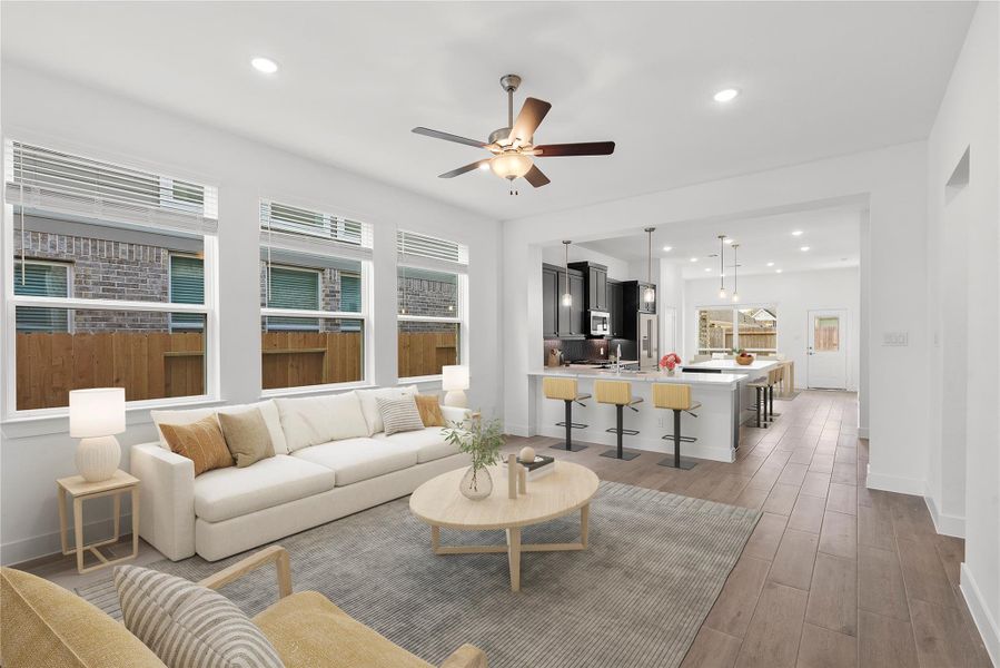 Furnished interior view inside a new home in Emory Glen, Magnolia (Image 15).