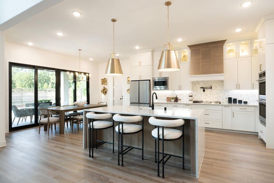 Representative furnished interior of a home built from the Whitley 4912 by J. Patrick Homes in Jubilee 80′ Lots, Hockley (Image 7).