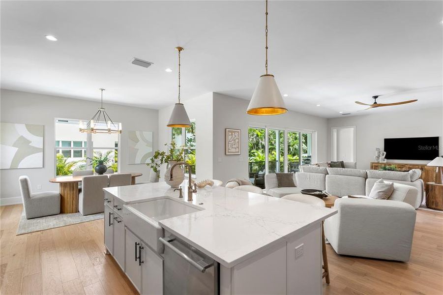 Furnished interior view inside a new home in , Tampa (Image 59).
