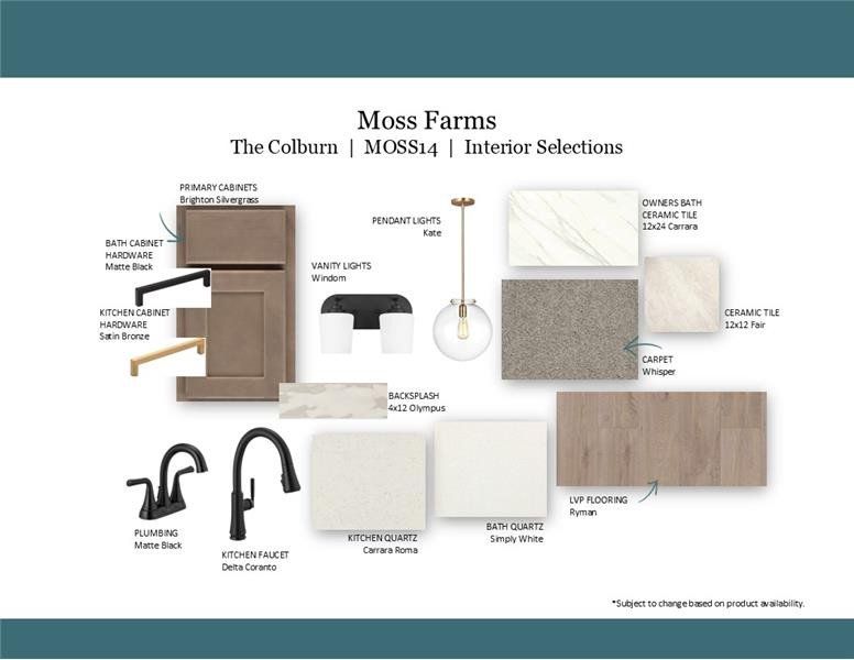 Sample of building materials used in homes in Moss Farm, White House (Image 46).