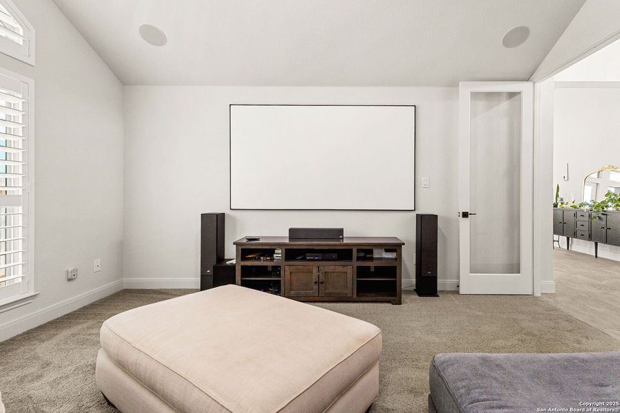 Furnished interior view inside a new home in Meadows Of Mill Creek 60', Seguin (Image 11).