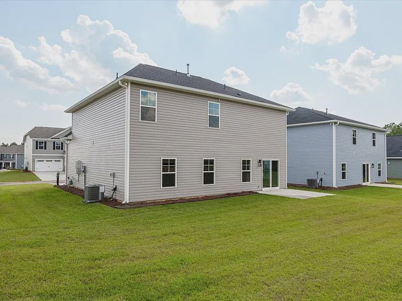 Exterior details and patio area of a home in Portrait Hills, Aiken (Image 14).