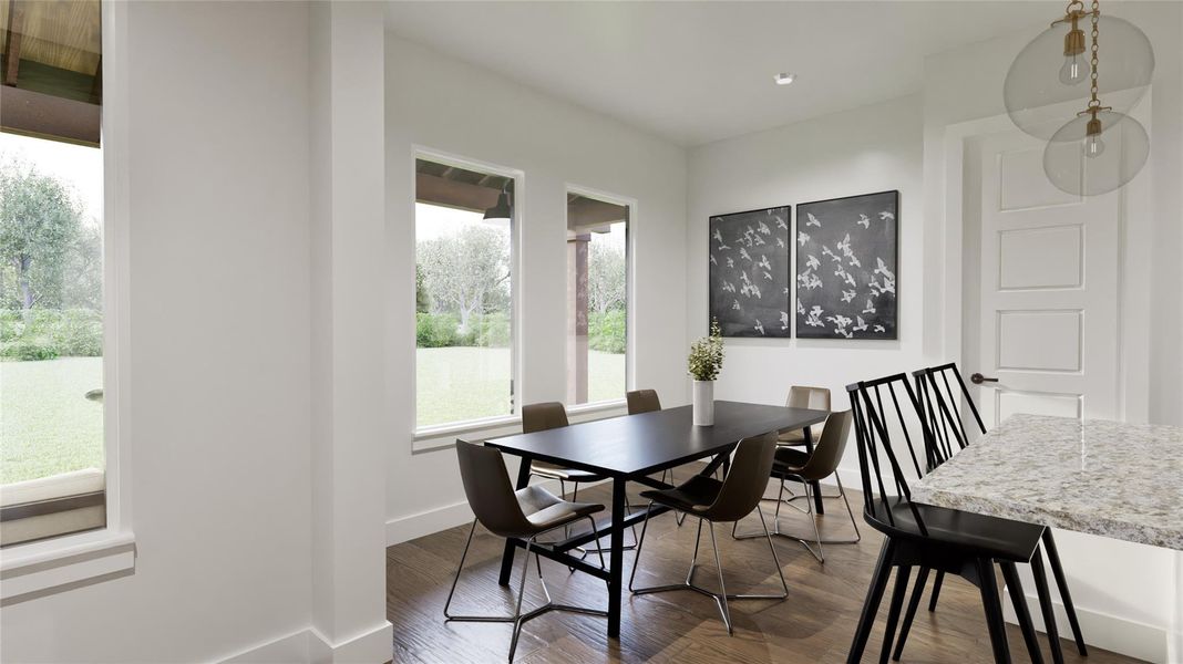 Furnished interior view inside a new home in , Magnolia (Image 6). Furnished interior view inside a new home in , Magnolia (Image 6).