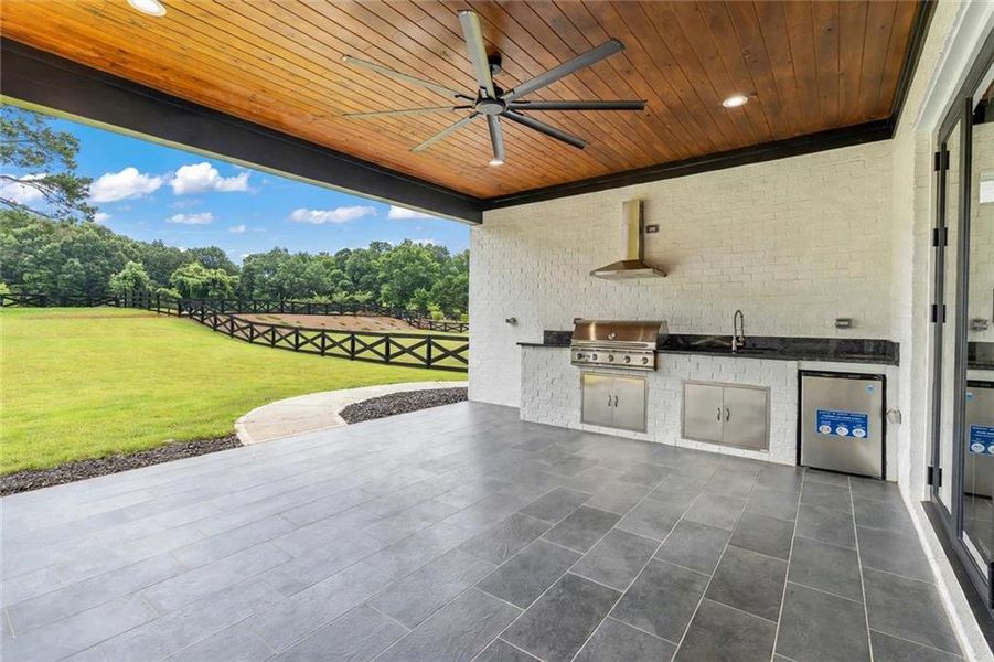 Exterior details and patio area of a home in , Braselton (Image 3).