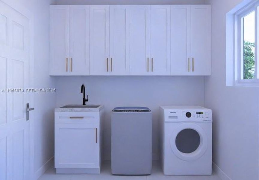 Furnished interior view inside a new home in , Fort Lauderdale (Image 18).