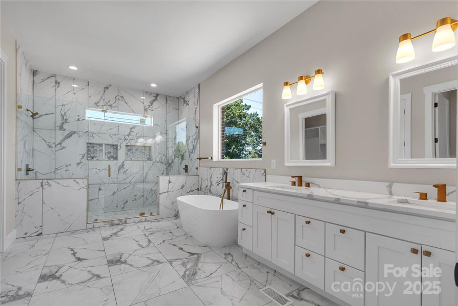 Furnished interior view inside a new home in , Kings Mountain (Image 9).