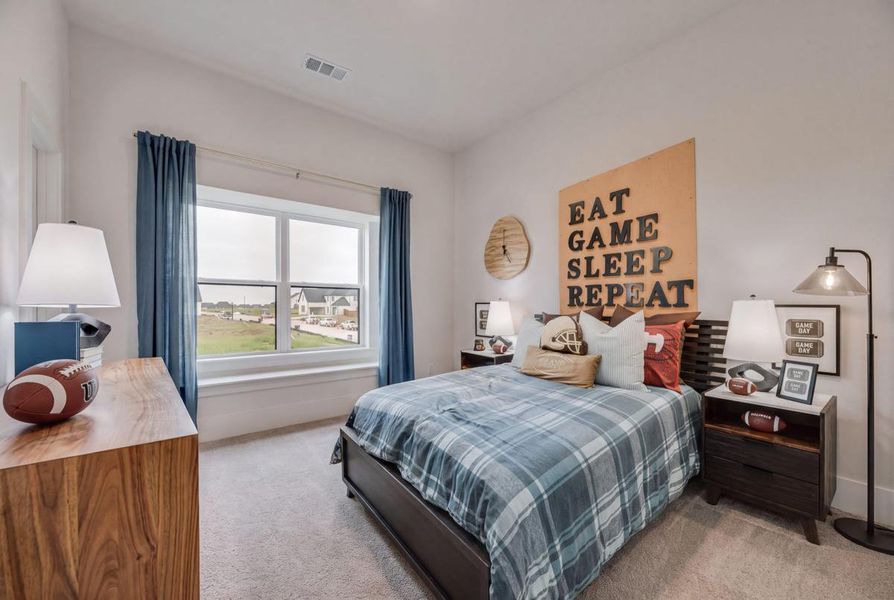 Furnished interior view inside a new home in Park Place, Prosper (Image 29).