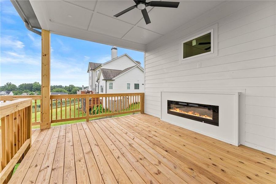 Front exterior of a new home in , Clermont, GA, highlighting curb appeal (Image 24).