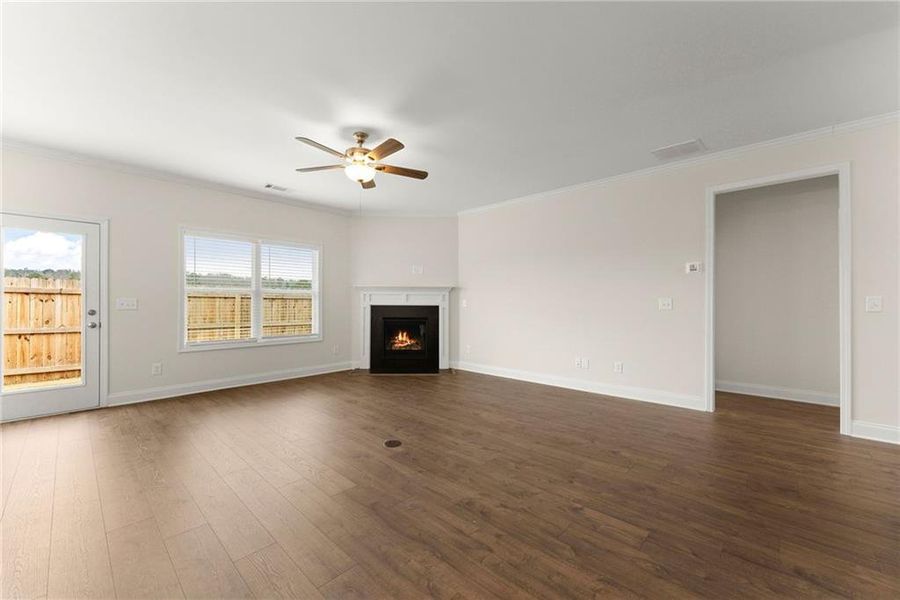 Spacious, unfurnished interior of a new home in , Dawsonville (Image 17).