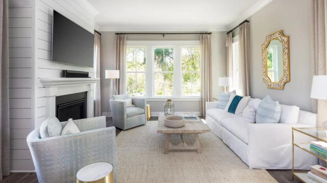 Furnished interior view inside a new home in , Summerville (Image 6). Furnished interior view inside a new home in , Summerville (Image 6).