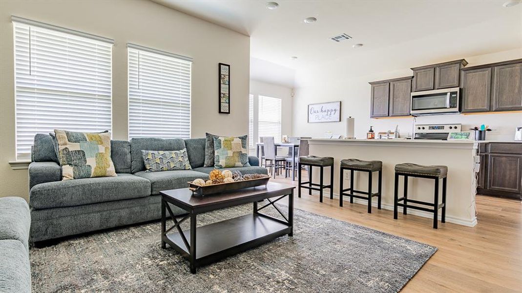 Furnished interior view inside a new home in , Princeton (Image 7).