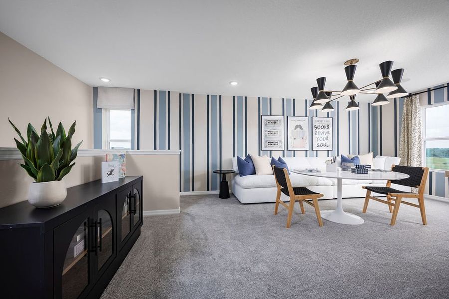 Representative furnished interior of a home built from the Cape by Risewell Homes in Hodges Reserve, Howey-in-the-Hills (Image 10).