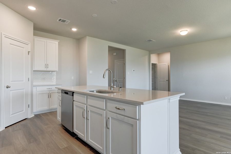 Furnished interior view inside a new home in Hennersby Hollow, San Antonio (Image 5).