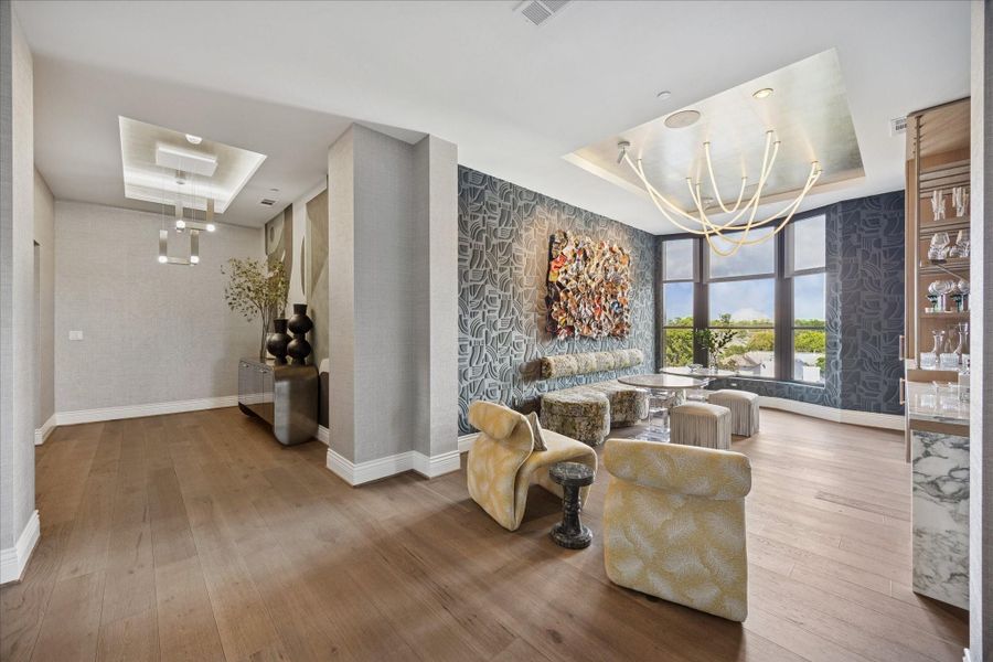 Furnished model home. Furnished model home.