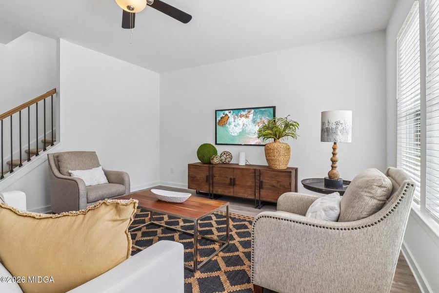 Furnished interior view inside a new home in Robins Estates, Warner Robins (Image 8).