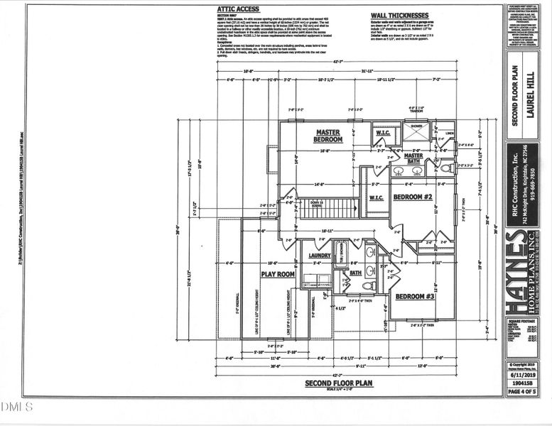 Laurel Hill 2nd flr plan