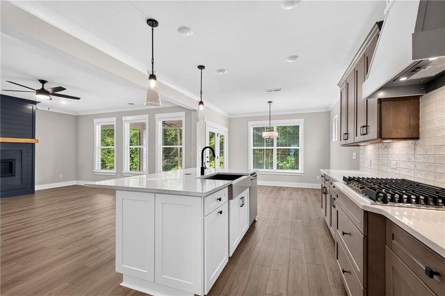 Furnished interior view inside a new home in Arbor West, Dawsonville (Image 15).