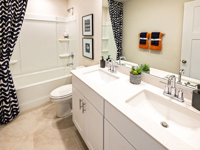 Furnished interior view inside a new home in Chatham Forest, Duncan (Image 12). Furnished interior view inside a new home in Chatham Forest, Duncan (Image 12).