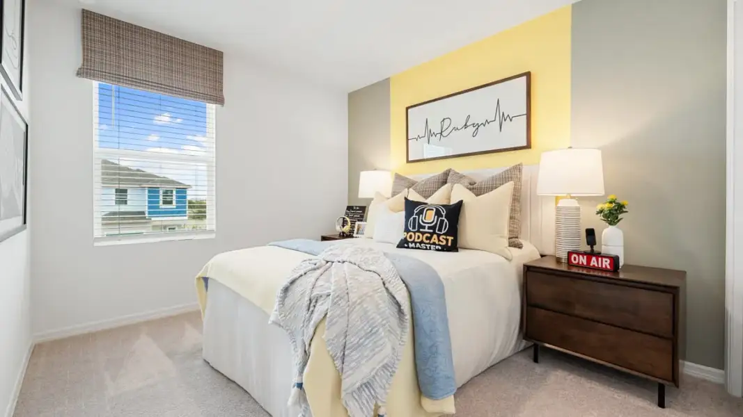 Furnished interior view inside a new home in The Towns at Tiburon, Nokomis (Image 7).