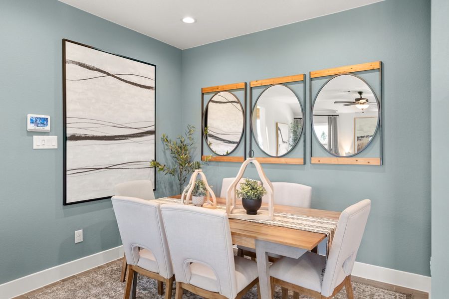 Furnished interior view inside a new home in Meridiana, Manvel (Image 14).