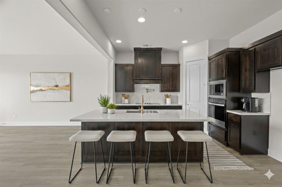 Virtually Staged Kitchen