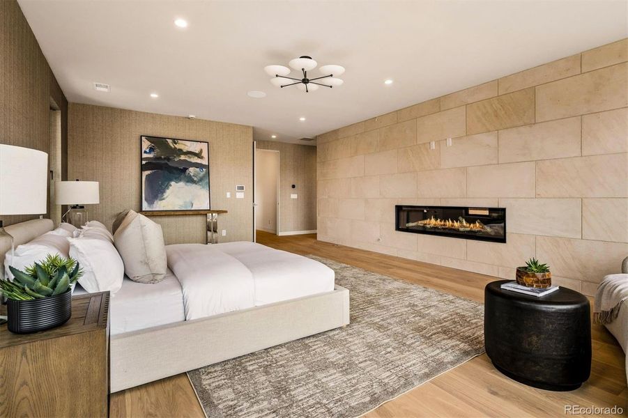 Furnished interior view inside a new home in , Denver (Image 33).