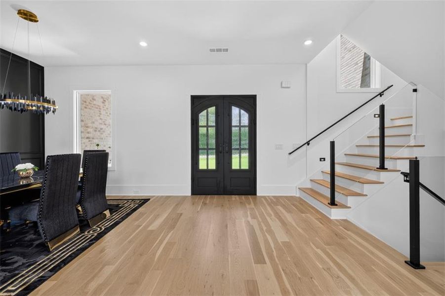 Furnished interior view inside a new home in , Buford (Image 78).