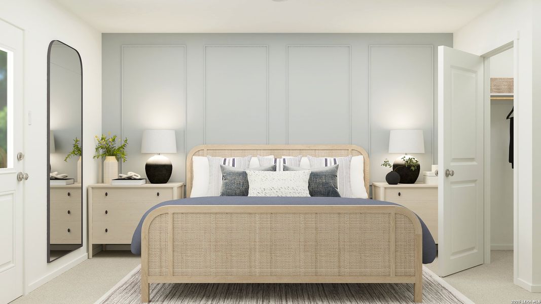 Furnished interior view inside a new home in Grace Gardens, San Antonio (Image 13).