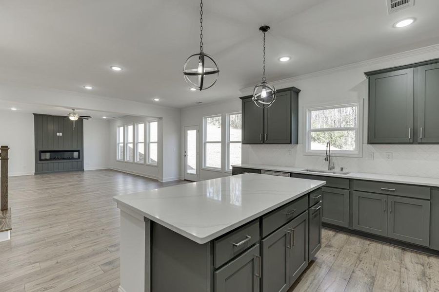 Furnished interior view inside a new home in , Commerce (Image 7).