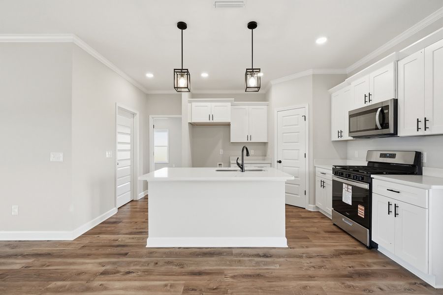 Furnished interior view inside a new home in , Crestview (Image 3).