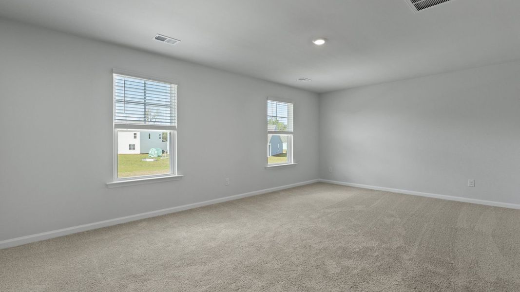 Representative unfurnished interior of a home built from the GALEN by D.R. Horton in Lakeview at Kitfield, Moncks Corner (Image 20).