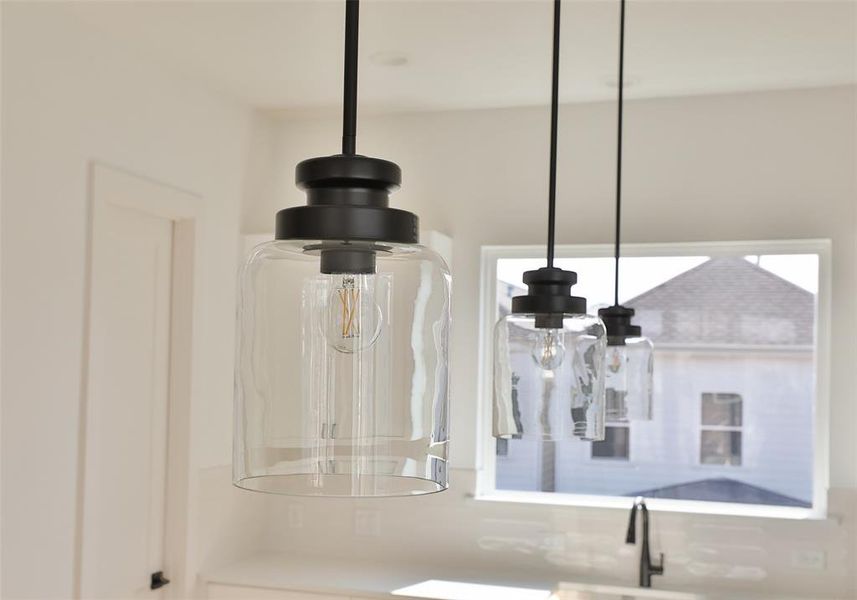 Contemporary fixtures and lighting, including the stylish Annabeth 8" Pendant.