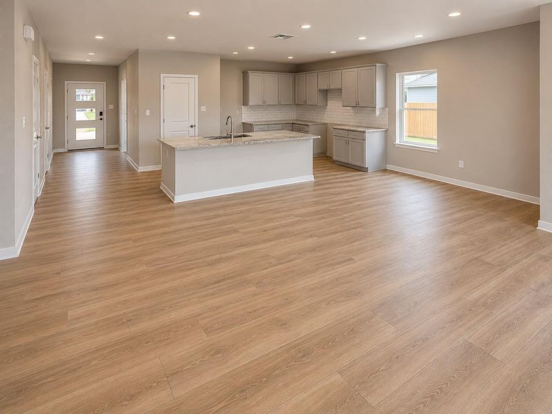 Open concept floorplan Open concept floorplan
