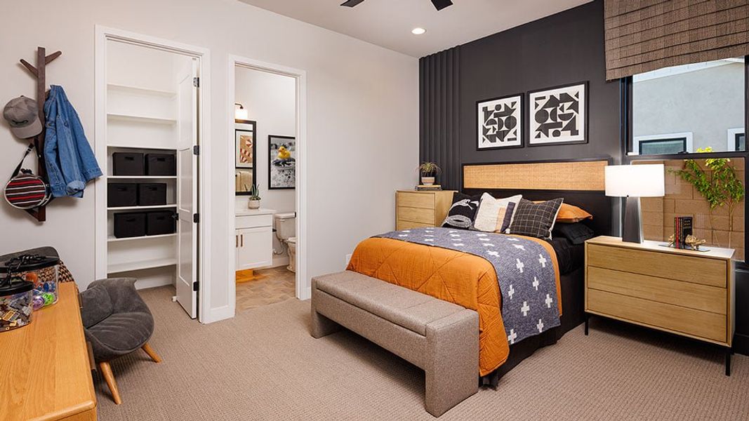 Representative furnished interior of a home built from the Hawthorne by Taylor Morrison in Verdin Capstone Collection, Phoenix (Image 13).