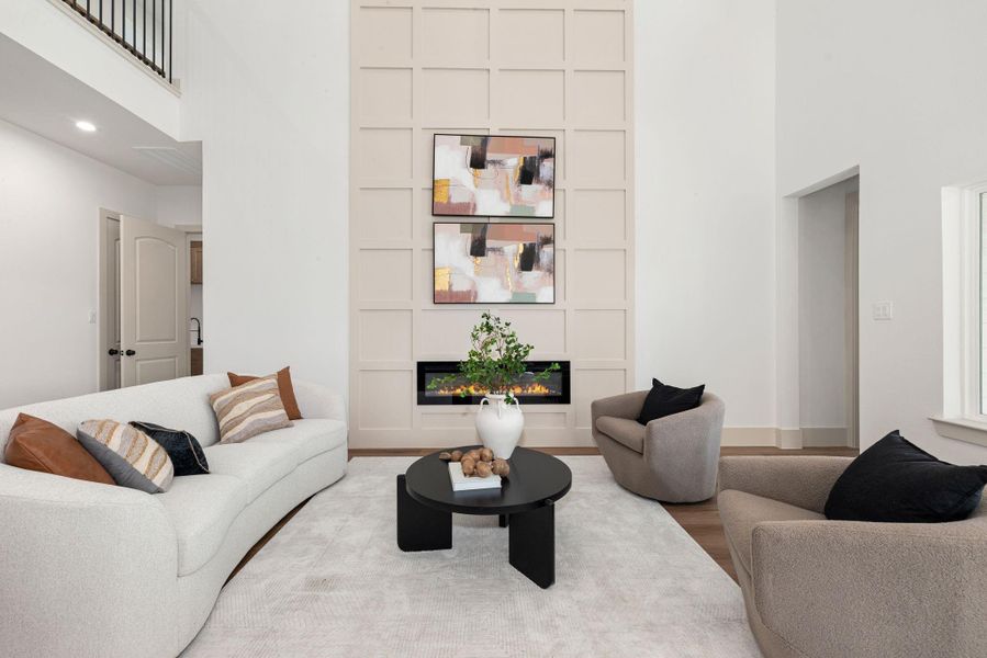 Furnished interior view inside a new home in , Tomball (Image 5).