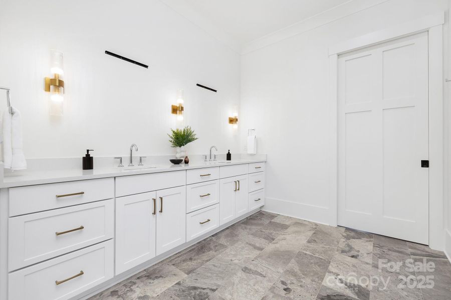 Furnished interior view inside a new home in , Charlotte (Image 34).