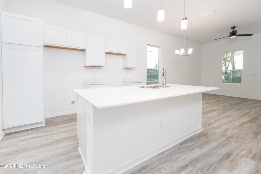 Furnished interior view inside a new home in , Jacksonville (Image 7). Furnished interior view inside a new home in , Jacksonville (Image 7).