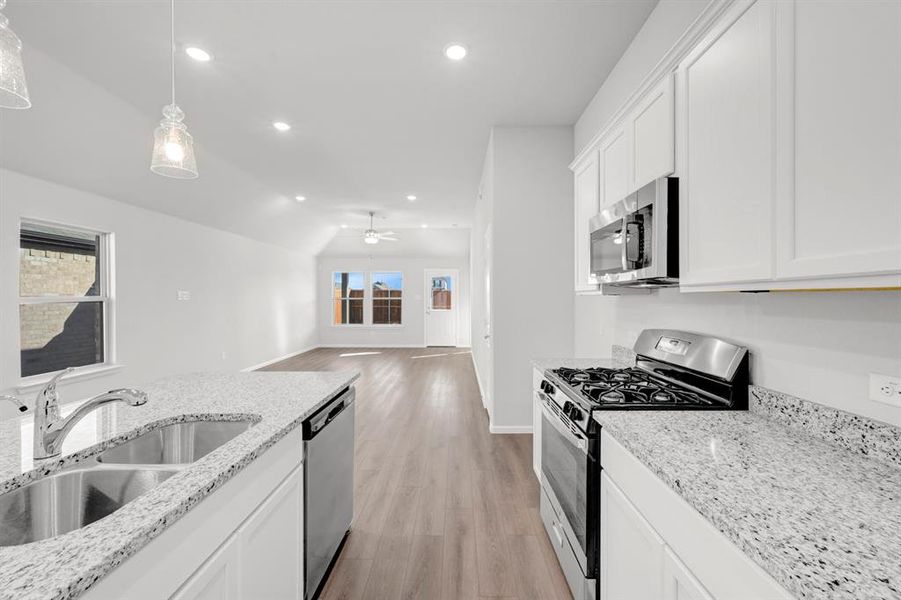 Furnished interior view inside a new home in Meadow Park, Denton (Image 5). Furnished interior view inside a new home in Meadow Park, Denton (Image 5).