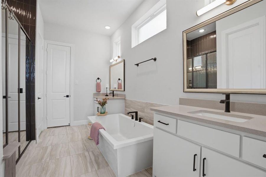 Furnished interior view inside a new home in , Rowlett (Image 18).